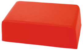 Kleine zachte tafel/poef hoogte 24cm - Rood