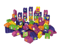 BiOBUDDi Educatieve blokken met 2 basisplaten B-0009 60 dlg.
