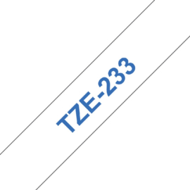 Labeltape Brother P-touch TZE-233 12mm blauw op wit