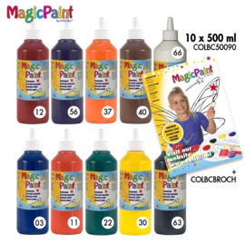 Biocolor magic paint 10 x 500 cc -  Assorti