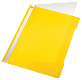 10x Snelhechter Leitz 4191 A4 PVC geel