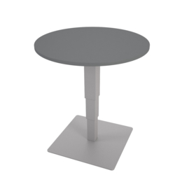 Ronde tafel 70 cm met hoogteverstelling -  grijs
