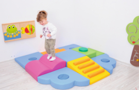 Foam baby hoek  60x20x50cm - Geel