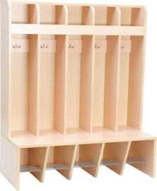 Mariposa garderobe hoog - 5 personen