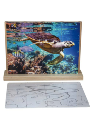 Verticale puzzels  - set van 4