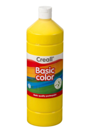 Plakkaatverf Creall basic 02 primair geel 1000 ml