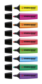 Markeerstift STABILO Boss Original 70/4 blister à 4 kleuren