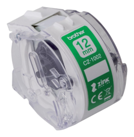 Labeletiket Brother CZ-1002 12mmX5m kleur opdruk