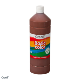 Plakkaatverf Creall basic 19 donkerbruin 500ml