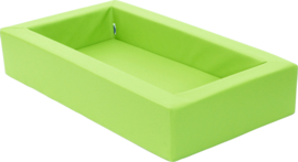 Foam bed 140x75x25cm - Lichtgroen