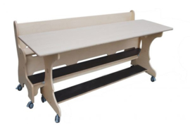 Hoogzit tafel 180x64x73cm - berken