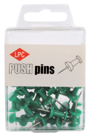 40x Push pins LPC groen