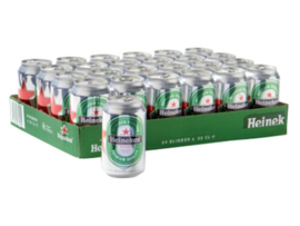48x Bier Heineken 0.0 blikje 0.33l