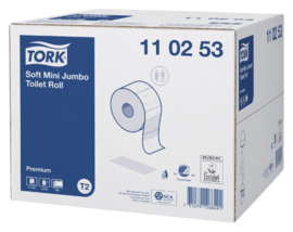 Toiletpapier Tork T2 110253 Premium 2laags 170m 850vel 12rollen