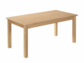 beukenhouten Tafel 160 x 80 cm. 46-76cm