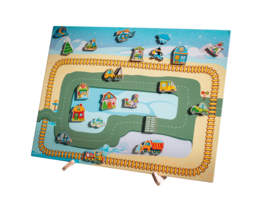 Mega magneetbord de winter