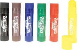 Dikke crayons in 6 kleuren