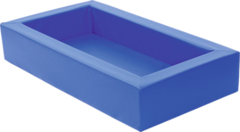 Foam bed 140x75x25cm - Marine blauw