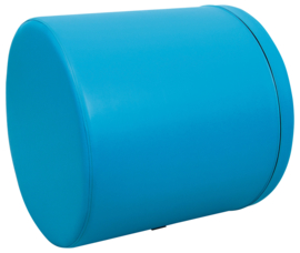 Foam cilinder breed 60x60cm - Blauw