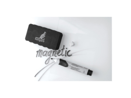 Whiteboardwisser Kangaro magnetisch grijs