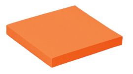 Memoblaadjes Quantore 76x76mm neon oranje
