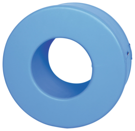Foam cirkel  60x30cm - Blauw