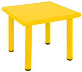 Dumi vierkante tafel - geel
