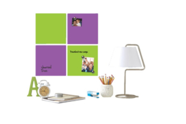 Whiteboard Rexel 36x36cm groen magnetisch