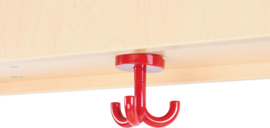 Garderobe hanger Flexi / Quadro, rood