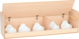 Multifunctionele opberg kast