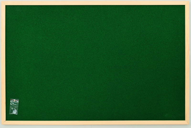 Prikbord 60 x 90 cm - groen | Muurbekleding, prikborden, informatieborden | | educatief materiaal en