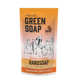 Handzeep: geur sinaasappel & jasmijn |  Marcel's green soap (eco) 500ml