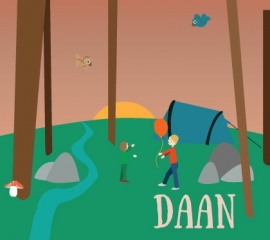 Daan / 1 mei 2015 / Kaartje op maat