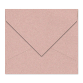 Goud rosé (metallic) envelop