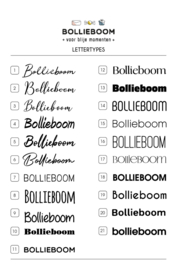 Sticker collectie uni kleuren: bellenblaas (10 stuks)