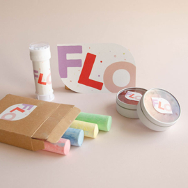 Geboortekaartje Flo  |  vormkaartje