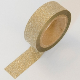 Masking tape goud glitter