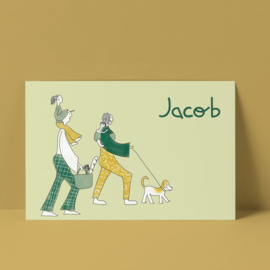 Familie geboortekaartje JACOB