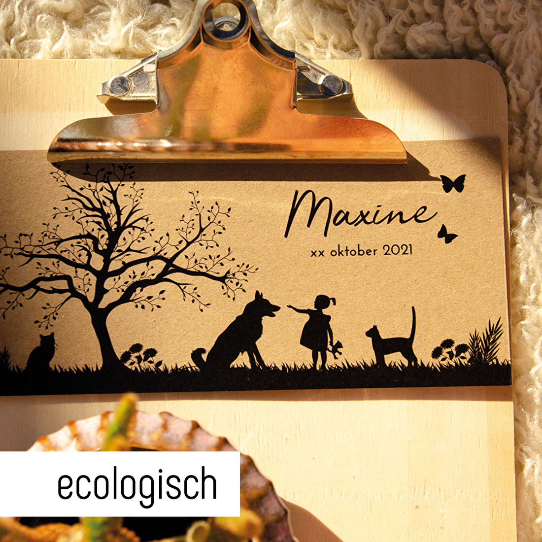 Ecologische geboortekaartjes