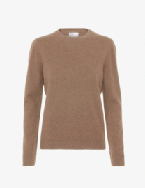 Colorful Standard - Women Light Merino Wool Crew - Sahara Camel