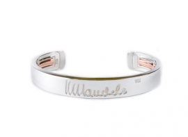 mandela bangle zilver small