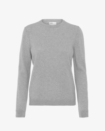 Colorful Standard - Women Light Merino Wool Crew - Heather Grey