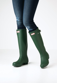 Hunter - Women's Original Tall Wellington Boots Dark Olive