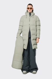 RAINS - Long Puffer Jacket - Cement