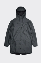 RAINS - Long Jacket - Slate