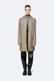 RAINS - Long Jacket - Taupe