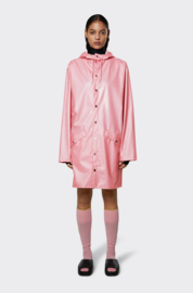 RAINS - long jacket -Pink Sky