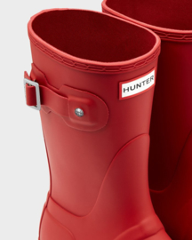 Hunter - Woman's Original Wellington Short Boot Red