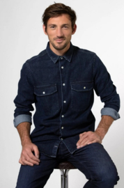 Kuyichi - Andrew Overshirt Dark Indigo