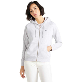 Lee - Zip Through Hoodie Sharp Grey Mele